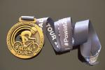 Bike Sports Marathon Finisher Metal Award Medals Imitation Antique Gold Plating