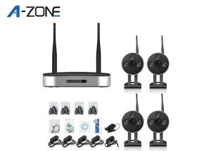 China Outdoor 720P Mini 4 Camera Wireless Cctv Systems Steady Transmission Signal wholesale