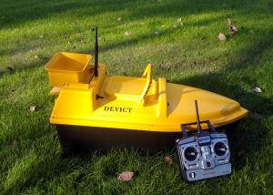 China Radio controlled bait boat DEVC-103 yellow DEVICT battery rc model wholesale