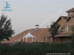 White PVC Fabric Cover Aluminum Frame High Peak Canopy against Strong Sun