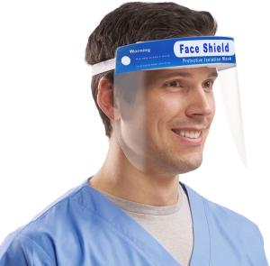 China Non Wearing Pressure Plastic Face Shield , Chemical Resistant Face Shield Safe wholesale