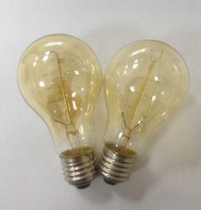 China traditional Edison lamp incandescent bulbs light A60 60w 110V E26 tungsten bulb wholesale