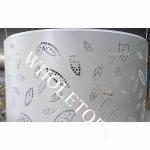 Bending Curve 1100 Alloy Laser Cut Aluminum Panel 800×800mm for Hotel Villa