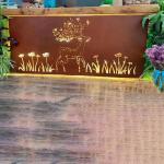 Facade Polished Corten Steel Laser Cut Panels Modern Interior Custom Thickness
