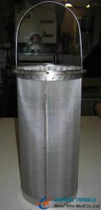 China Stainless Steel Basket Filters/Strainers With Polished Treatment wholesale