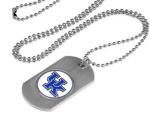 Wholesale men kids jewelry military dog tags use custom engraving logo stainless
