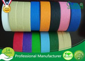 China Decoration Silicone Adhesive Craft Colored Masking Tape For DIY Industry wholesale