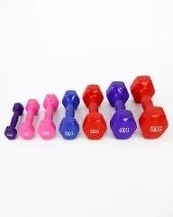 China Neoprene 25 Pound Dumbbells Set Gym For Weightlifting wholesale