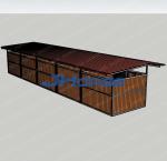 Nice Partitions Bamboo Horse Stable Equine Stall System In Massachusetts