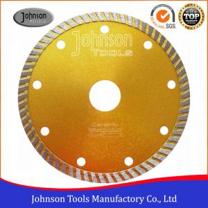 China 125 Mm Sintered Turbo Hot Press Diamond Cutting Blades For Tiles GB Standard wholesale