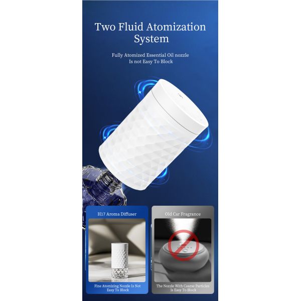 Eco Friendly 7 Color Ambient Light Remote Control Car Aroma Diffuser and Essential Oil Diffuser