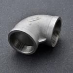 ANSI/ASME Stainless Steel Carbon Steel Threaded Elbow Customizable Sizes &