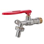 IRON Handle Low Lead Brass Bathroom Water Garden Tap Bibcock Valve With Lock
