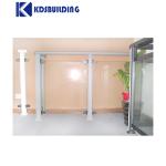 Metal Building Balcony Railing Tempered Double Glazed Aluminium Iron Baluster