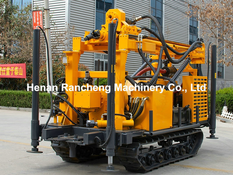 280m Depth 75 - 300mm Dia Water Well Drilling Machine 42KW Rated Power 3800kg