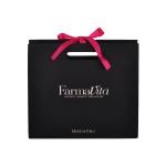 190gsm SBS Paper Packaging Bags Purple Foil Stamping With Die Cut Handle