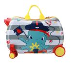CHILDREN'S MULTI-FUNCTIONAL TROLLEY BOX NEW RIDING SUITCASE MULTI-WHEEL CARTOON