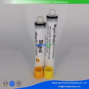 China PH&gt;7 hair color cream Plastic inside Aluminum tube with onsert plastic for US market wholesale