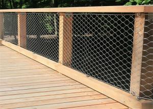 China 304 316 Stainless Steel Woven Wire Mesh Anti Falling Customized 60x60mm wholesale