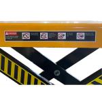 4000kg Double Scissor Hydraulic Lift Table Max Height 2050mm