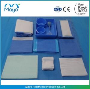 China Gynecological Birth Buttocks Drape Pack Clean Baby Delivery Kit wholesale