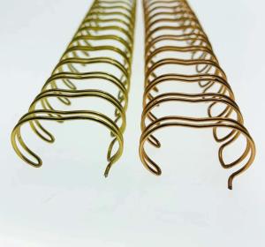 China 5/8'' Glossy Nylon Coated Double Wire Spiral Binding Coil wholesale