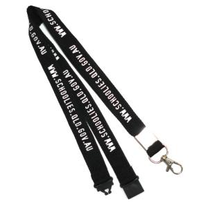 China 1 Color Personalized Neck Strap Lanyard For ID Badges / Exhibition Card wholesale