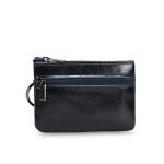 Genuine Leather Mini Multifunctional Coin Purse Retro Zipper Key Short Clutch