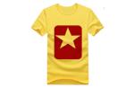 Various Colors Casual T - Shirts Classic Double Pressure Close Stitching Hem