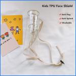 TPU Anti Splash Kids Face Shield Dustproof Windproof For Full Facial Protection