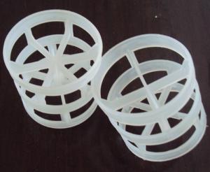 China PP Pall Rings Hollow Polyethylene Balls , Small Hollow Plastic Balls Random Tower Packing wholesale