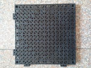 China Thicker PVC perforated interlocking floor tiles wholesale