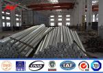 66kv Electricity Transmission Power Pole Line Tower / Steel Straight Pole For