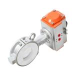 PTFE Actuator Stainless Steel 304 Soft Sealed Butterfly Valve for Customized