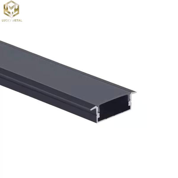 Streamlined Track Corner Aluminium Led Strip Profile Light Commercial