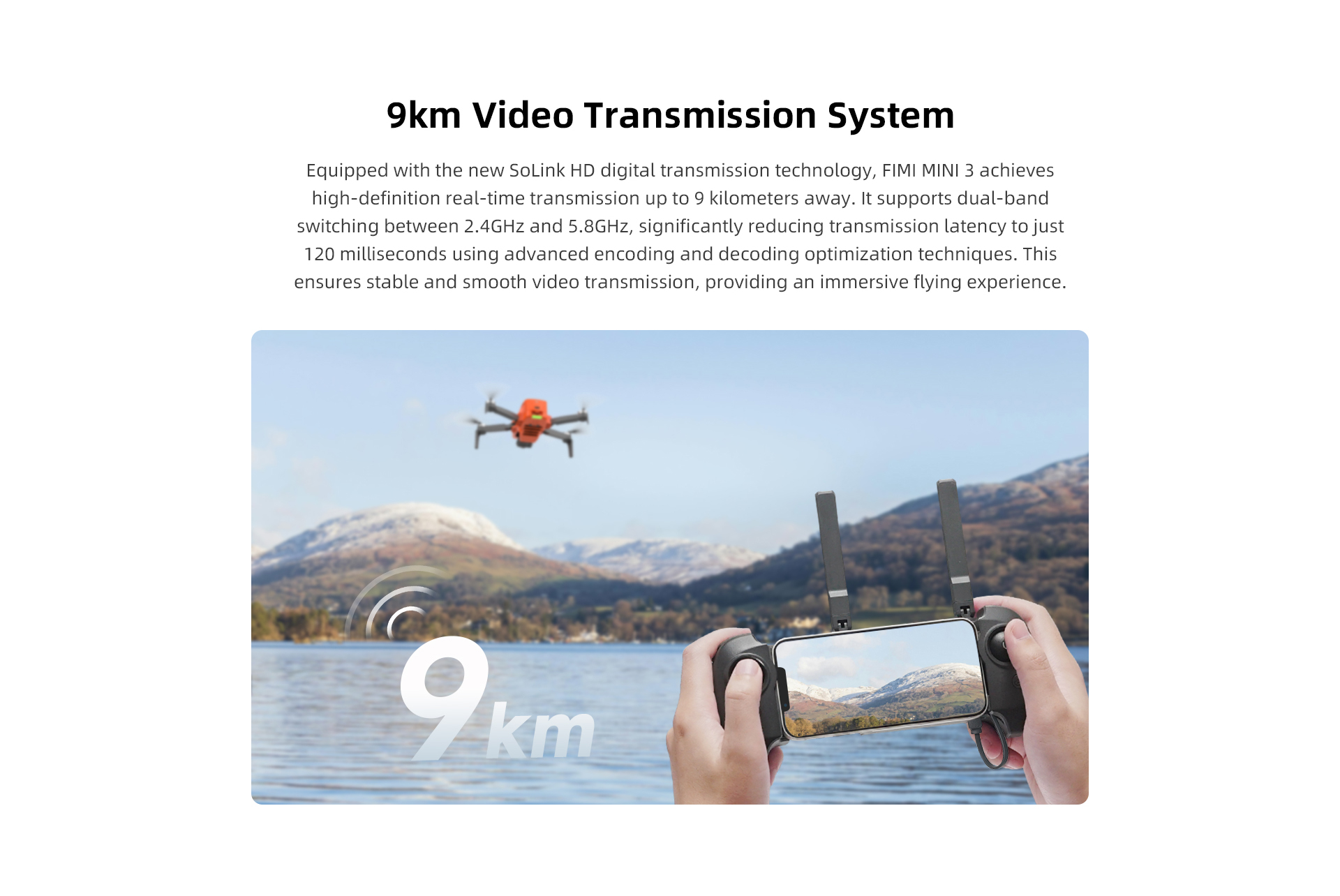 Red 2024 Fimi Mini 3 Rc Drone 250g 4k 60fps 3 Gimbal Camera Drone Brushless Motor 9km Long Distance Professional Drone Toys Kids