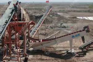 China High Strength Spiral Sand Washer , Spiral Sand Washing Machine Low Power Consumption wholesale