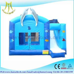 China Hansel large giant commercial rental use inflatable bouncy castle slide combo wholesale
