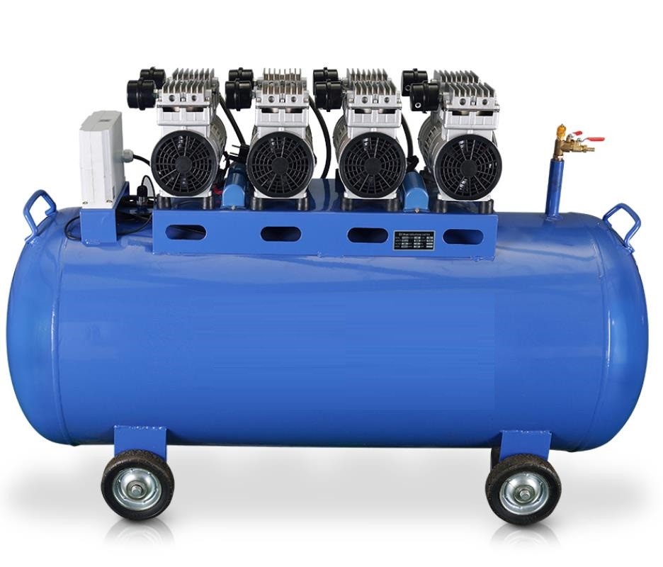 8 bar Low Noise Silent Air Compressor Portable 6000w Antibacterial Coated Tank