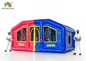 China Red Blue IPS Hit Battle Arena Inflatable Battle Arena Sport Games With Digital Printing on sale