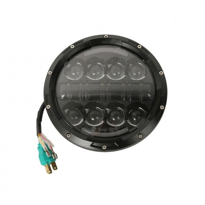 2016 New 7 inch 80w round jeep wrangler jk led headlight 7" moto led projector headlamp