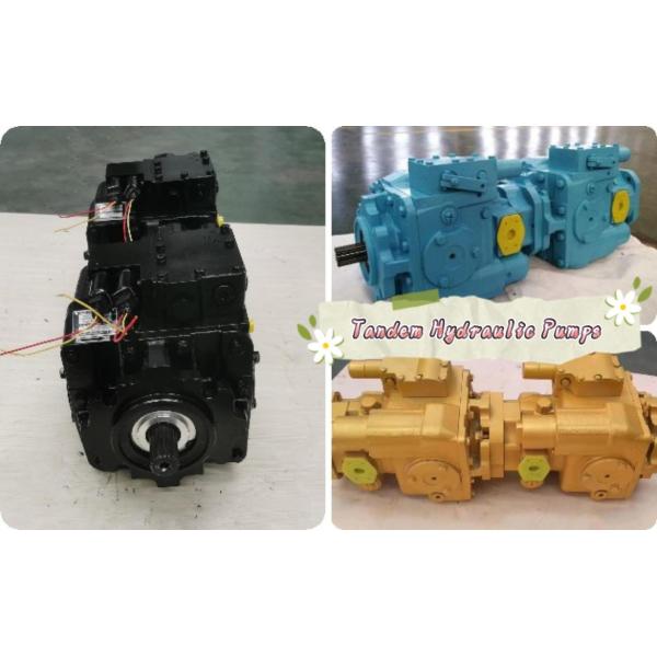 Black Variable Displacement High Pressure Piston Pump Industrial Applications