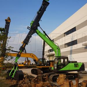 China Teledipper Excavator Arms With Hydraulic Clamshell Bucket KM220 for Excavation wholesale
