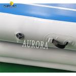 Custom Logo Yoga Inflatable Gymnastics Mat , Inflatable Air Track 20cm Thickness