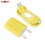 New 1.0Meter DC5V 1A Multi Color USB Charger For Iphone5 5S Approval CE,FCC,ROHS