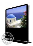 Landscape Advertising Screen Kiosk Digital Signage Android Wifi Freestanding 65