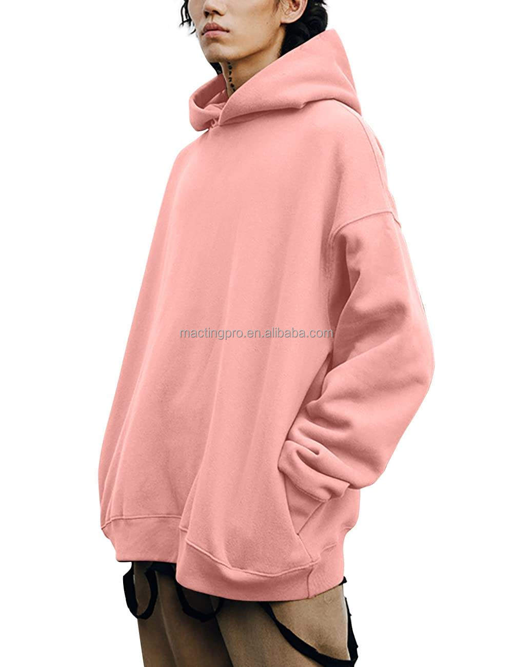 Custom Hooded Sweatshirt For Boys Lightweight Heavyweight Hoodie Acid Wash Black Spring Season