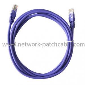 China Computer 3M Utp Cat5E Patch Cord Ethernet Copper Pass Fluke Purple wholesale
