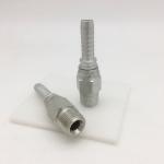 Swivel Straight 2 Piece Crimp Hydraulic Hose Fitting 15611SW M NPT