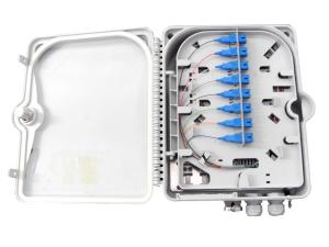 China IP65 Wall Mounted 16 SC Pigtail PLC Splitter Box wholesale